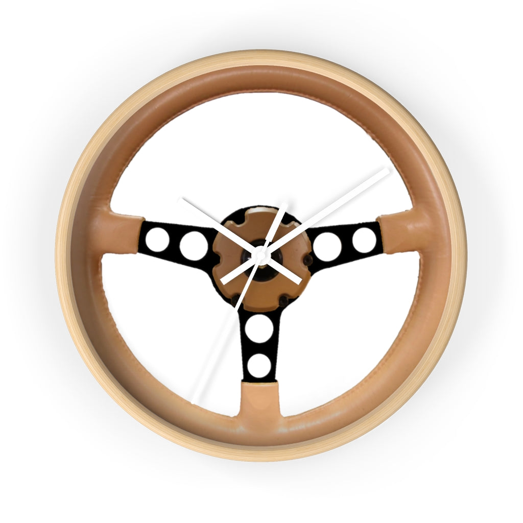 Tan Pontiac Firebird Trans Am Wall clock Gift Decor Classic Muscle Steering Wheel