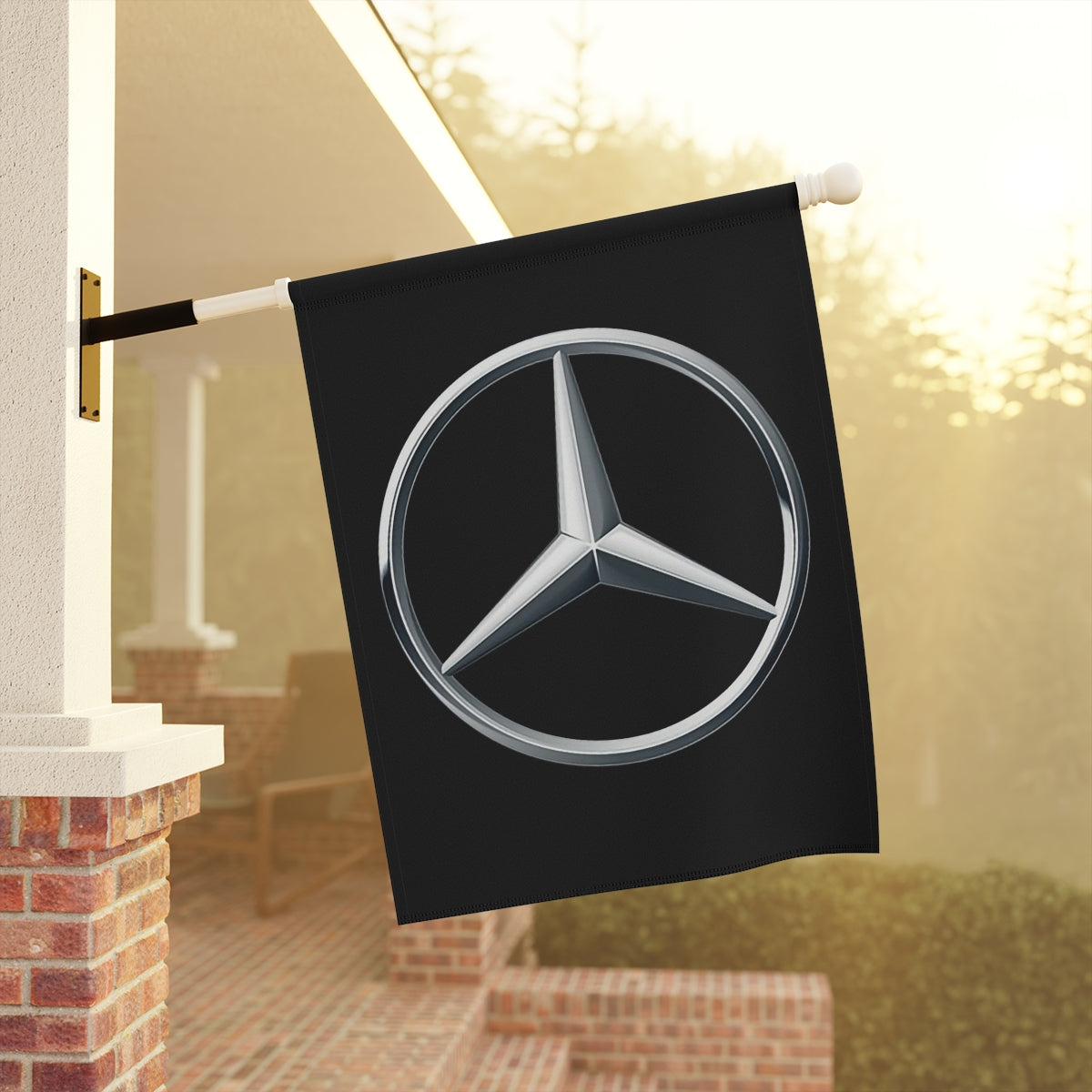 Mercedes Garden & House Banner Red Gift