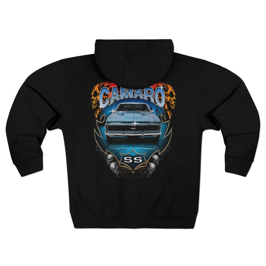 Camaro Car Guy Gift Unisex Premium Full Zip Hoodie