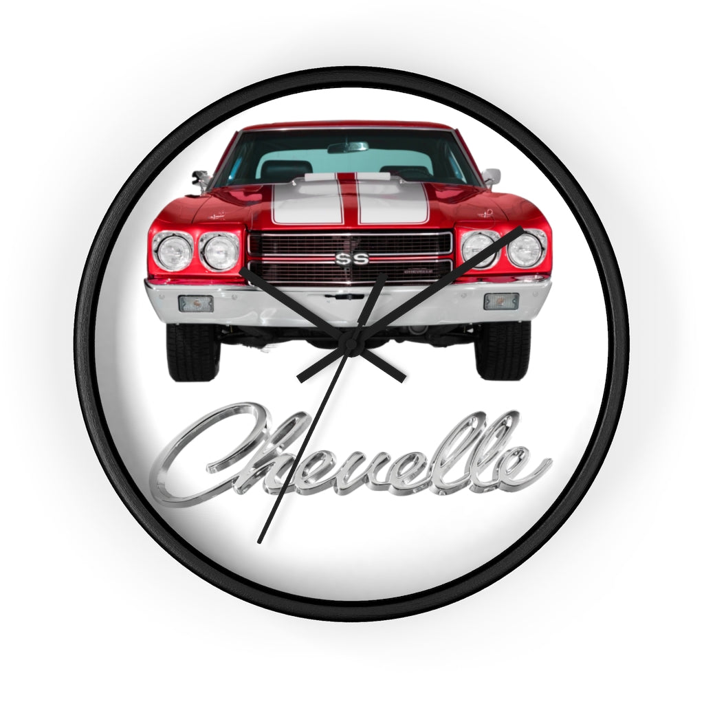 Red White 1970 Chevelle Wall clock Gift Decor Classic Muscle