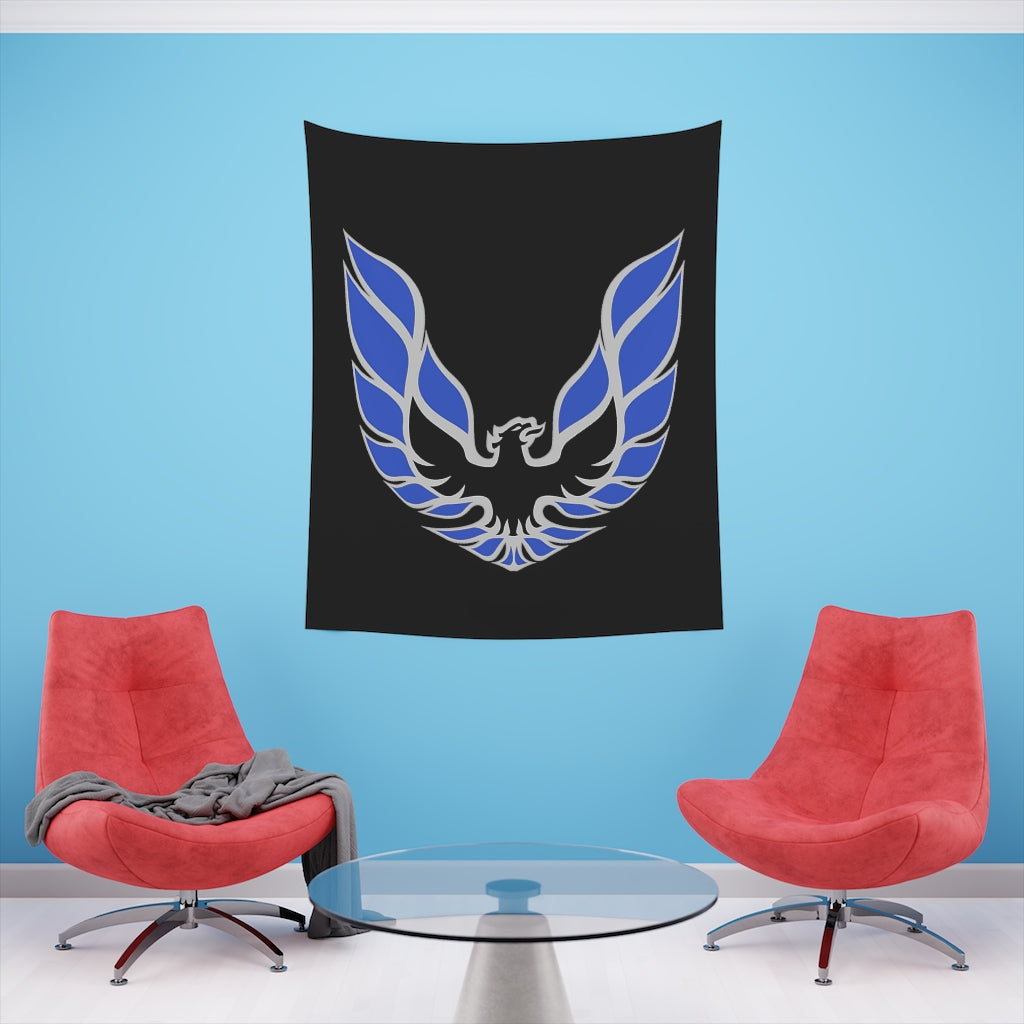 Printed Wall Tapestry WS6 Firebird Trans Am Car Guy Gift,nova,corvette,charger,classic,hot Rod blue