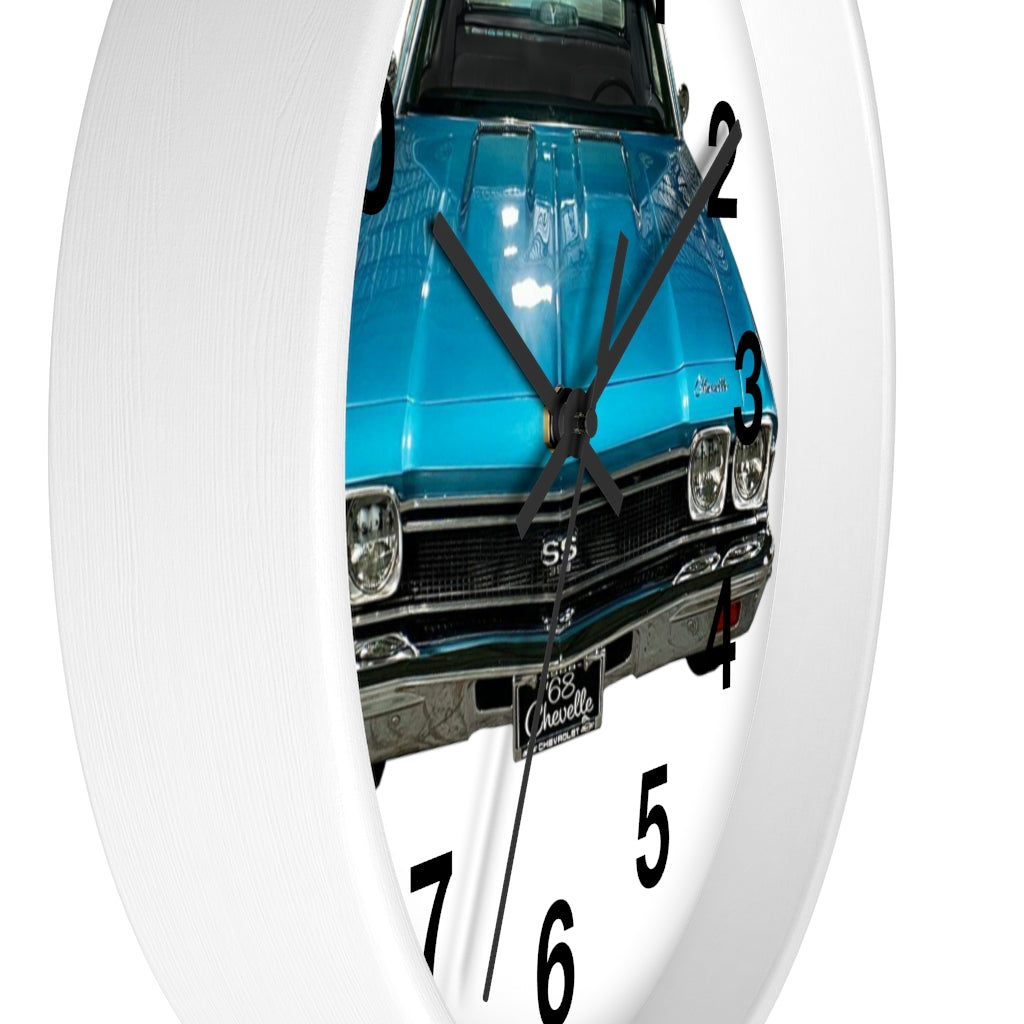 1968 Chevelle Wall clock Classic Muscle Car Guy Gift,lover,Camaro,GTO,firebird,nova,corvette,hot rod,Chevrolet,chevy