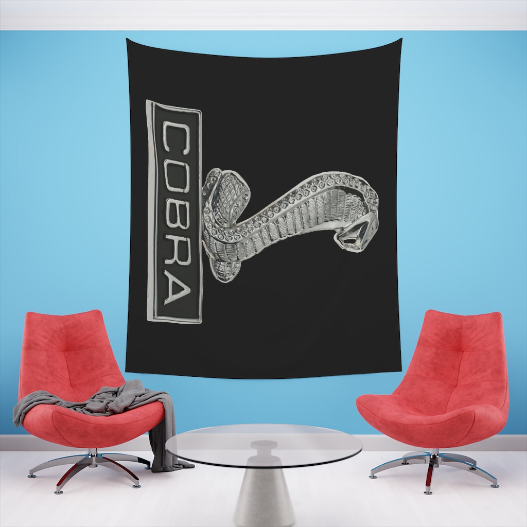 Printed Wall Tapestry Mustang Cobra Shelby Car Guy Gift,nova,corvette,charger,classic,hot Rod