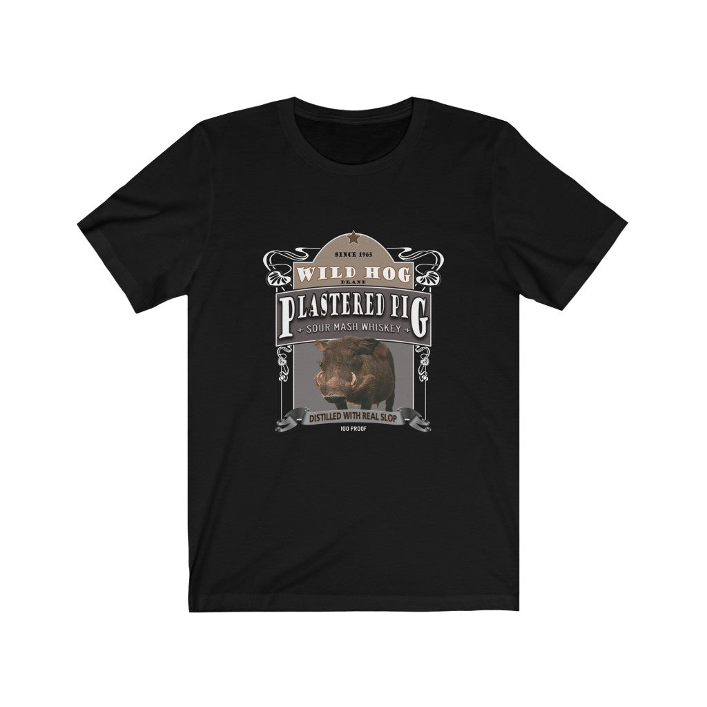 Plastered Pig Sour Mash Whiskey T-Shirt Drunk Gift