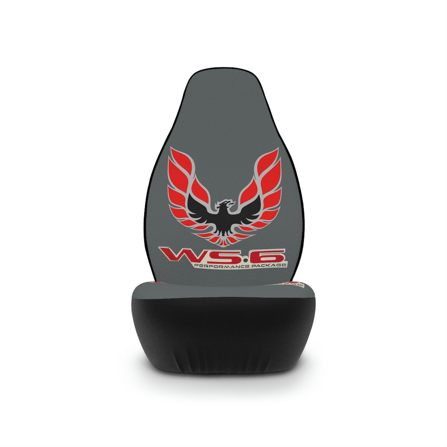 Dark Grey WS 6 Firebird Trans Am Classic Muscle Car Guy Gift,lover,Camaro,hot rod SEAT Covers