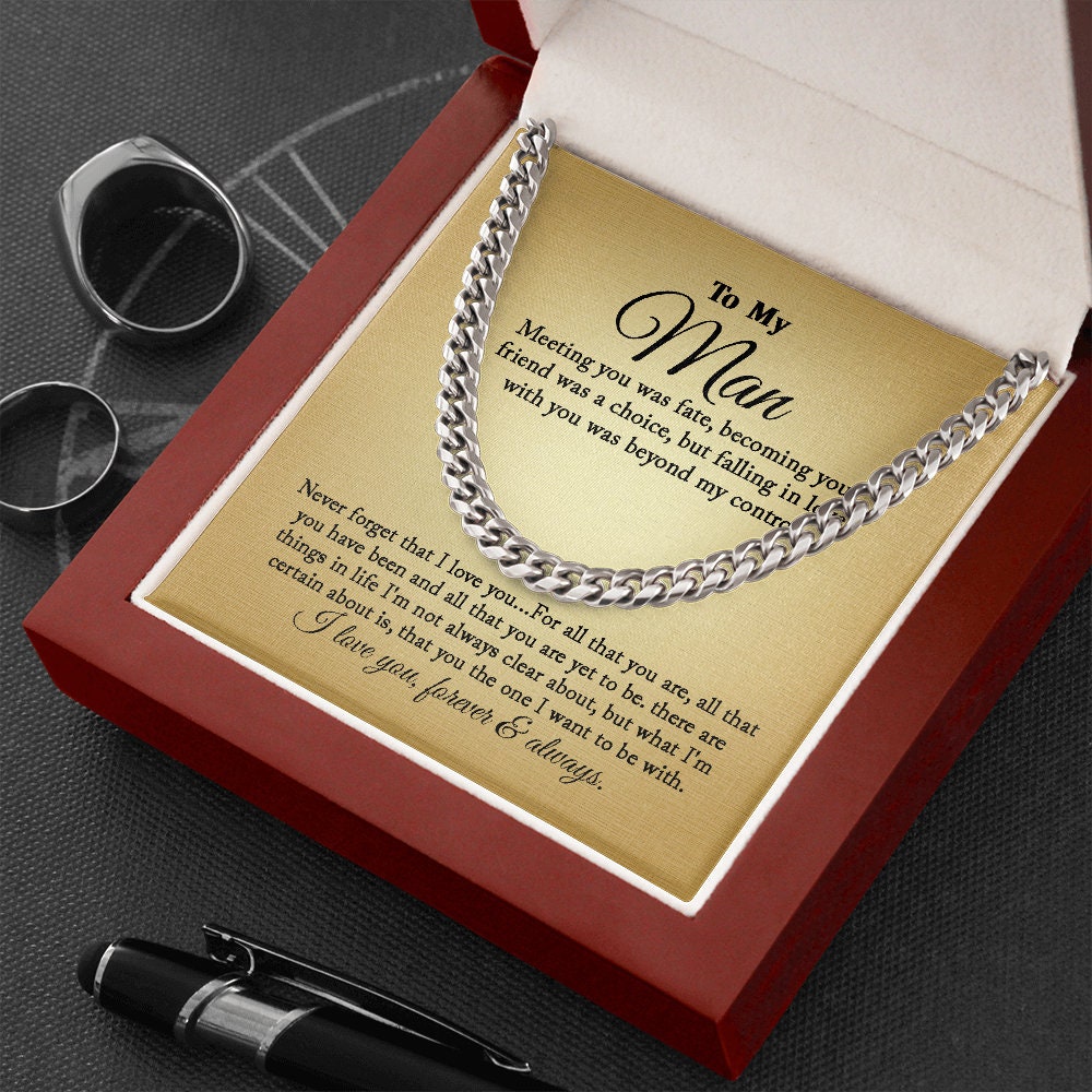 To My Man - Fate - Cuban Link Chain
