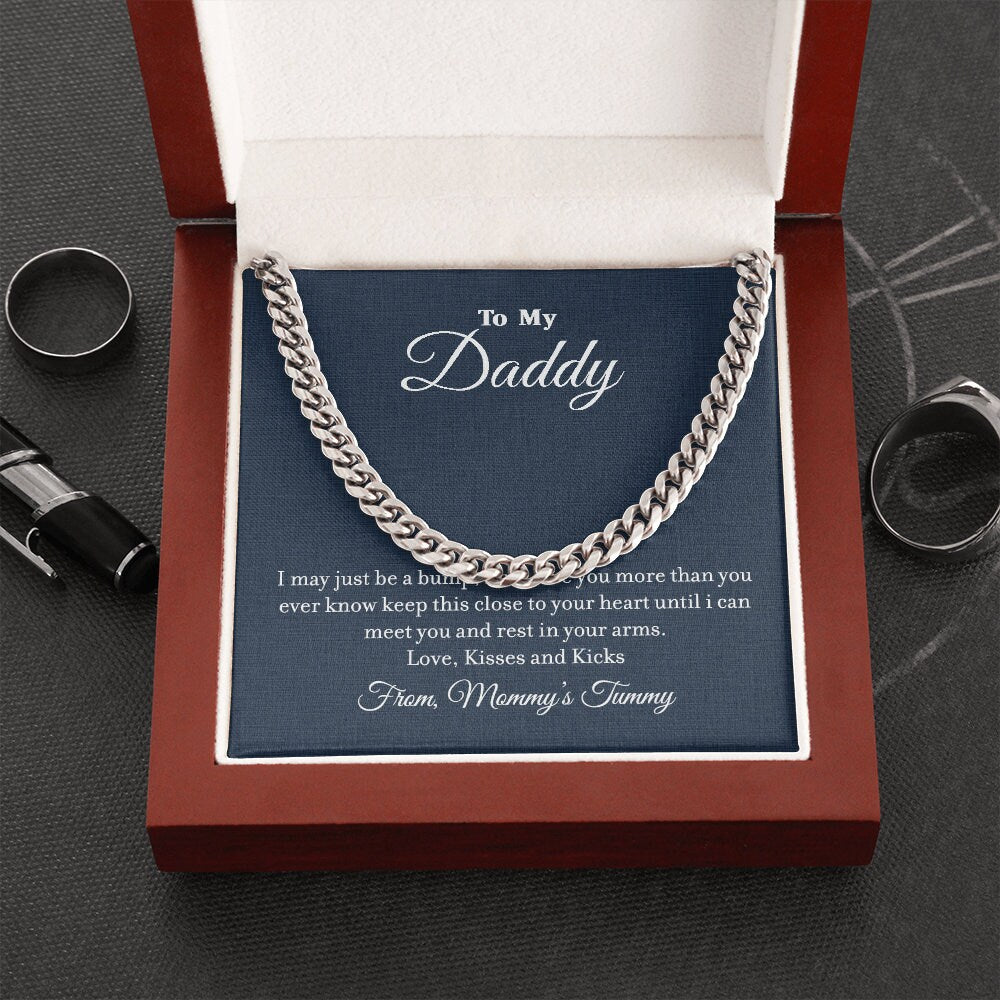 Daddy - Your Heart - Cuban Link Chain Gift