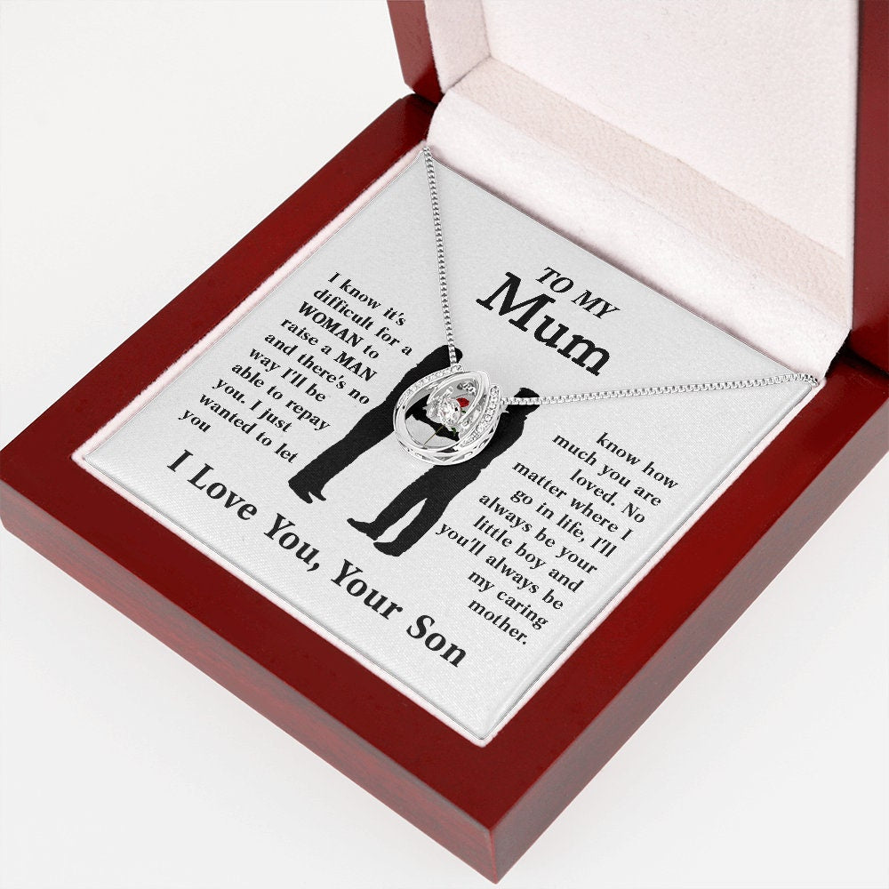 Mom - Strong Mum - Love Necklace