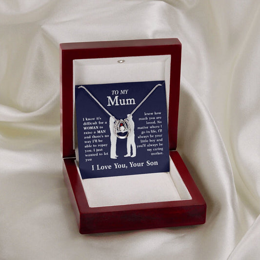 Mom - Strong Mum - Love Necklace